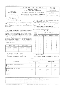 Metody badań surowców włókienniczych - Włókno lniane i konopne - Wyznaczanie wydajności i średniego numeru włókna czesanego BN-87/7501-18