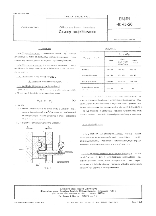 Odlewnicze formy ciśnieniowe - Zasady projektowania BN-81/4045-20