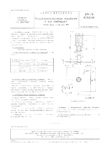 Rusztowania robocze, stojakowe z rur stalowych - Podstawka śrubowa PS BN-72/9083-06