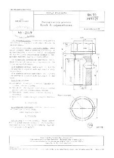 Gazociągi i instalacje gazownicze - Korek do odpowietrzania BN-70/8976-21