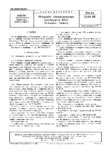 Mieszarki dwustopniowe intensywne MDI - Wymagania i badania BN-84/2343-06