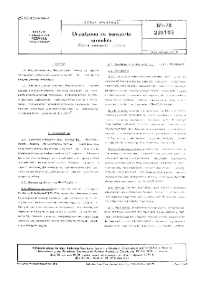 Urządzenia do transportu granulatu - Ogólne wymagania i badania BN-78/2361-03