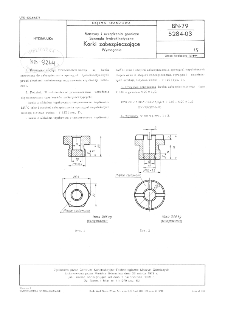 Maszyny i urzadzenia górnicze - Sprzęgła hydrokinetyczne - Korki zabezpieczające - Wymagania BN-79/5284-03