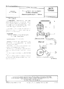 Armatura domowej sieci wodociagowej - Zestaw zaworów zlewozmywakowych z filtrem BN-78/5241-05