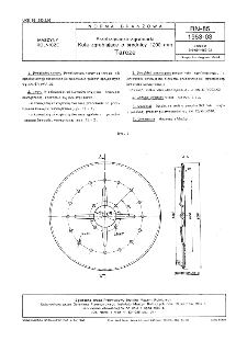 Przetrząsaczo-zgrabiarki - Koła zgrabiające o średnicy 1200 mm - Tarcze BN-85/1953-03