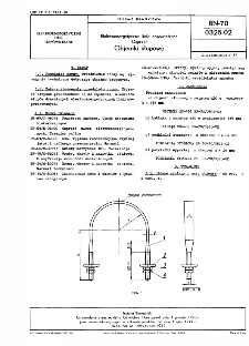 Elektroenergetyczne linie napowietrzne - Osprzęt - Objemki słupowe BN-70/0325-02