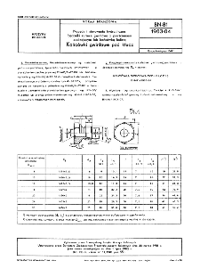 Napędy i sterowania hydrauliczne - Łączniki rurowe gwintowane z pierścieniem zacinającym lub końcówką kulistą - Końcówki gwintowe pod klucz BN-81/1903-04