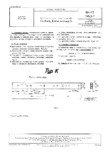 Mechanizmy tnące maszyn żniwnych - Grzbiety listew nożowych BN-73/1952-11