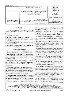 Introligatorstwo przemysłowe - Nazwy i określenia BN-73/7401-13