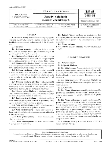Zasady składania wzorów chemicznych - BN-65/7440-04