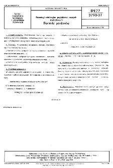 Rurociągi refulacyjne pogłębiarek ssących śródlądowych - Barierki pontonów BN-77/3798-07
