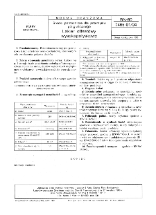 Środki pomocnicze dla przemysłu poligraficznego - Lakier offsetowy wysokopołyskowy BN-90/7465-01/04
