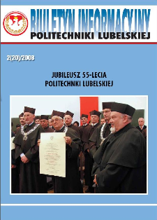 Biuletyn informacyjny Politechniki Lubelskiej 2(20)2008 : jubileusz 55-lecia Politechniki Lubelskiej