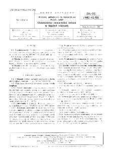 Roztwory galwaniczne do wklęsłodruku - Metody badań - Oznaczanie zawartości żelaza w kąpieli niklowej BN-86/7469-42/08
