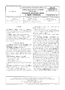 Roztwory galwaniczne do wklęsłodruku - Metody badań - Oznaczanie zawartości żelaza w kąpieli miedziowej BN-86/7469-42/14