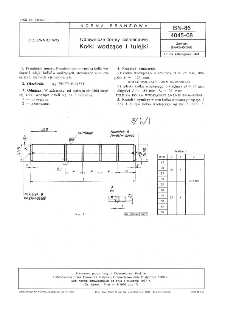 Odlewnicze formy ciśnieniowe - Kołki wodzące i tulejki BN-86/4045-08