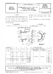 Rurociągi stalowe do podsadzki hydraulicznej - Kolana kołnierzowe na ciśnienie 10 i 13 MPa BN-82/0442-06