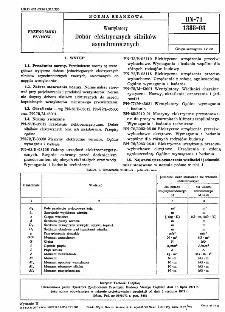 Wentylatory - Dobór elektrycznych silników asynchronicznych BN-71/1388-03