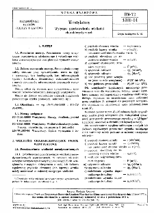 Wentylatory - Wytyczne przedstawiania wielkości charakterystycznych BN-72/1388-04