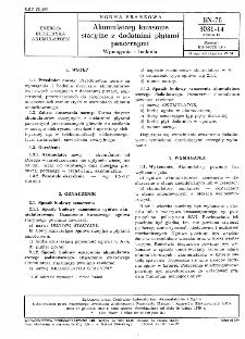 Akumulatory kwasowe stacyjne z dodatnimi płytami pancernymi - Wymagania i badania BN-78/3031-14 Arkusz 00