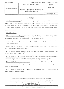 Wypusty i przepusty instalacyjne - Wymagania i badania BN-75/3067-16