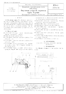Urządzenia zabezpieczenia ruchu kolejowego - Rtęciowy przycisk szynowy typu Neptun - Wymagania i badania techniczne BN-69/3506-06