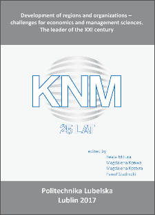 Development of regions and organizations – challenges for economics and management sciences : The leader of the XXI century
