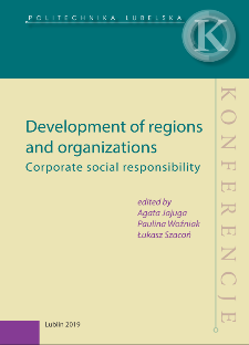 Development of regions and organizations : Corporate social responsibility
