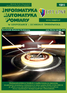 Informatyka Automatyka Pomiary w Gospodarce i Ochronie Środowiska 1/2013