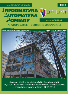 Informatyka Automatyka Pomiary w Gospodarce i Ochronie Środowiska 4/2013