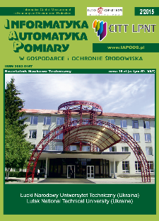 Informatyka Automatyka Pomiary w Gospodarce i Ochronie Środowiska 2/2015