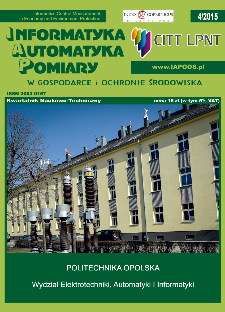 Informatyka Automatyka Pomiary w Gospodarce i Ochronie Środowiska 4/2015