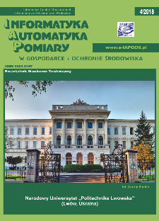 Informatyka Automatyka Pomiary w Gospodarce i Ochronie Środowiska 4/2018