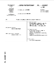Mechanizm regulacyjny cylindra wytłaczarki ślimakowej : opis patentowy nr 232597