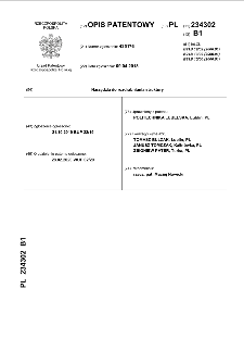 Narzędzia do rozdrabniania struktury : opis patentowy nr 234302