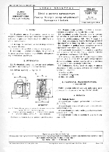Silniki o zapłonie samoczynnym - Zawory tłoczące pomp wtryskowych - Wymagania i badania BN-82/1301-10