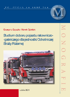 Studium doboru pojazdu ratowniczo-gaśniczego dla jednostki Ochotniczej Straży Pożarnej
