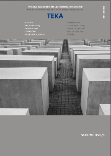 Teka Komisji Architektury, Urbanistyki i Studiów Krajobrazowych = Teka Comission of Architecture, Urban Planning and Landscape Studies. Volume XVII/3