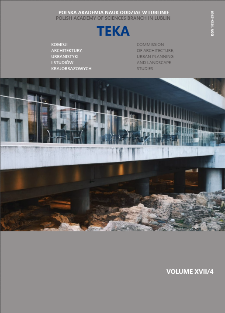 Teka Komisji Architektury, Urbanistyki i Studiów Krajobrazowych = Teka Comission of Architecture, Urban Planning and Landscape Studies. Volume XVII/4