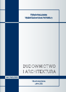 Budownictwo i Architektura Vol. 21(1)2022
