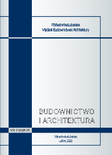 Budownictwo i Architektura Vol. 22(1)2023