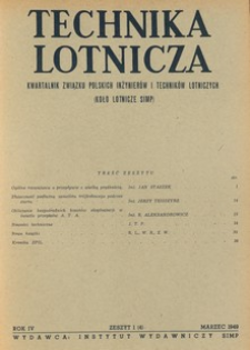 Technika Lotnicza 1-1949
