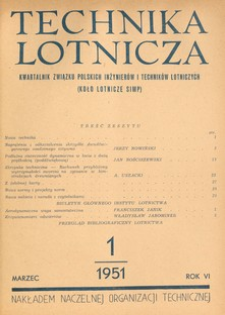 Technika Lotnicza 1-1951
