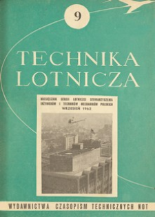 Technika Lotnicza 9-1962