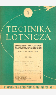 Technika Lotnicza 1-1958