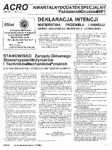 AERO - Technika Lotnicza Kwartalny dodatek specjalny 10-12/1991