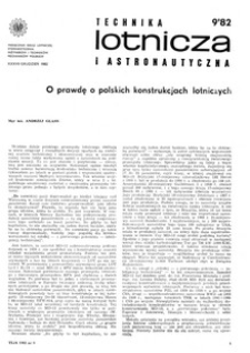 Technika Lotnicza i Astronautyczna 9-1982