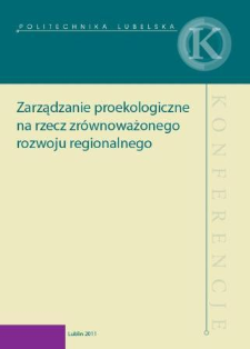 Zarządzanie proekologiczne na rzecz zrównoważonego rozwoju regionalnego