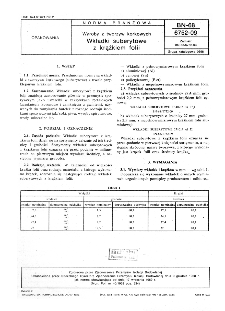 Wyroby z tworzyw korkowych - Wkładki suberytowe z krążkiem folii BN-68/6752-09