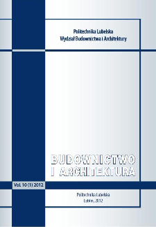 Budownictwo i Architektura Vol. 10(1)2012
